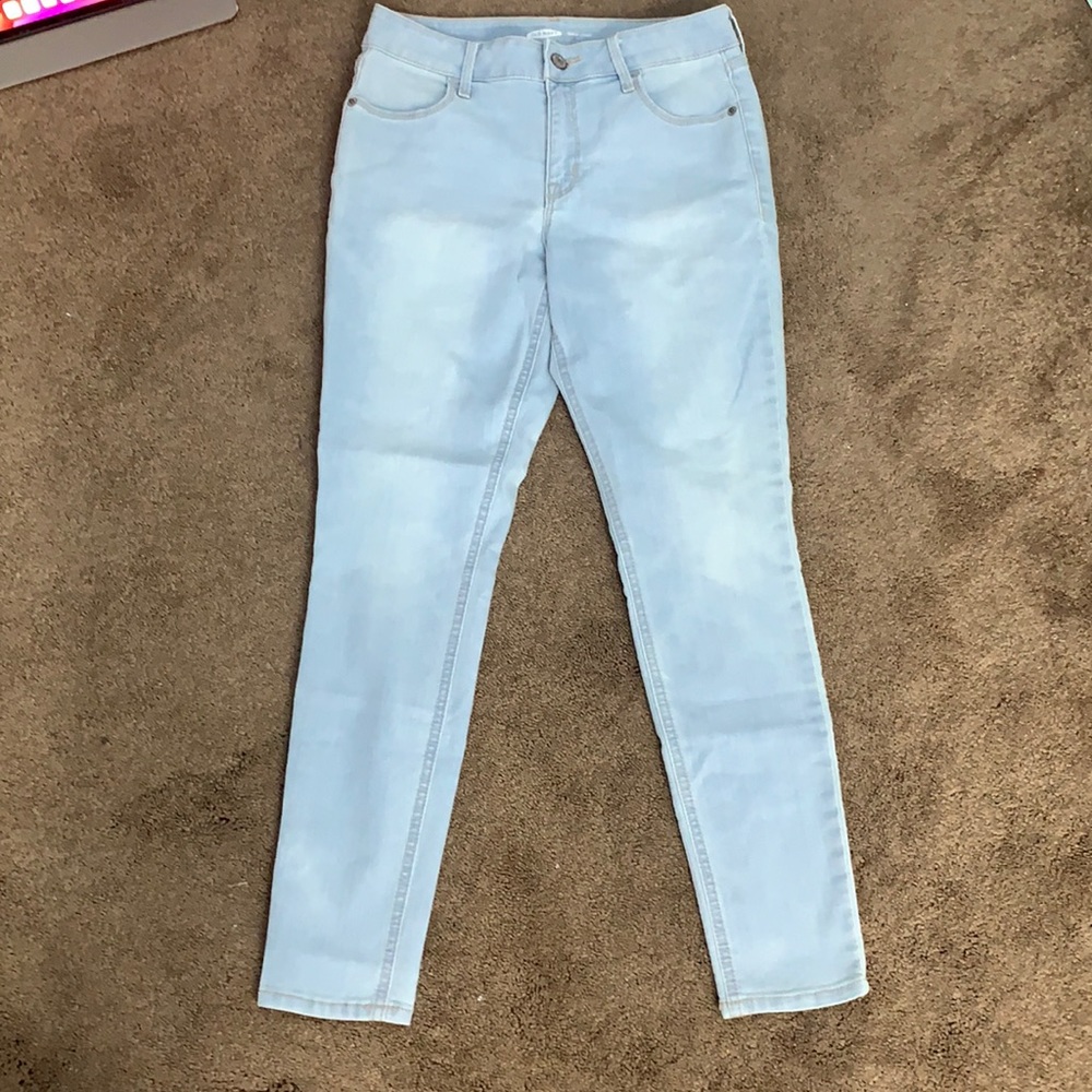 OLD NAVY light blue skinny jeans